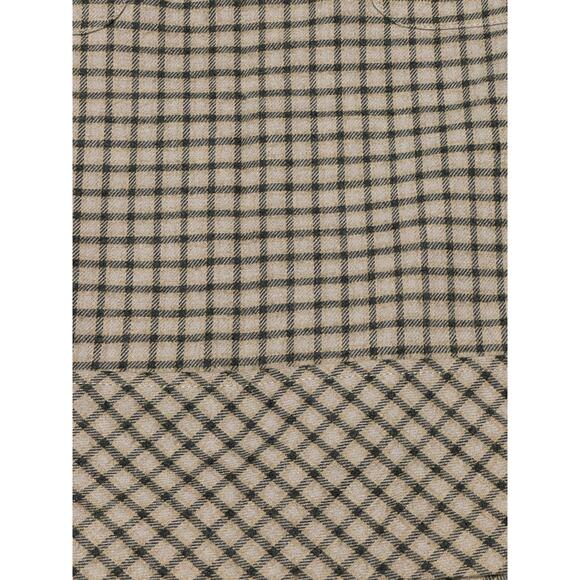 Tommy Hilfiger fall Plaid tan & black skirt with pockets size 8 - Picture 5 of 8